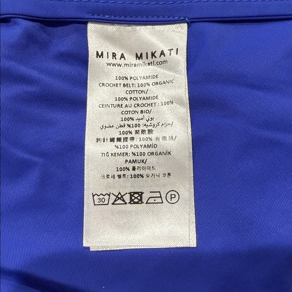 Mira Mikati Size 36 Blue Tiered Maxi Skirt Resort Wear ModeSens - Picture 6 of 9